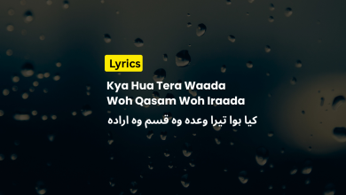 Kya Hua Tera Waada Woh Qasam Woh Iraada {Lyrics}