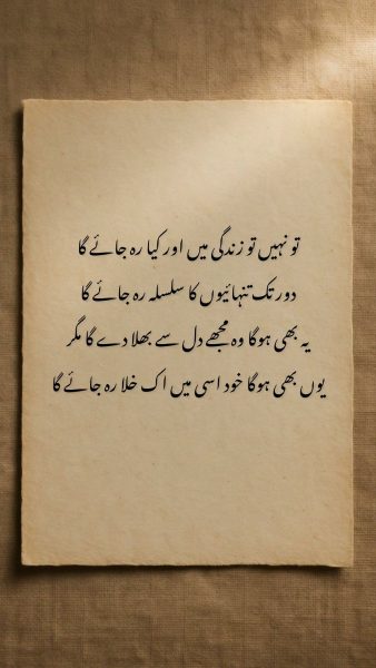 Tu Nahin To Zindagi Mein Aur Kya Reh Jaayega - Ghazal